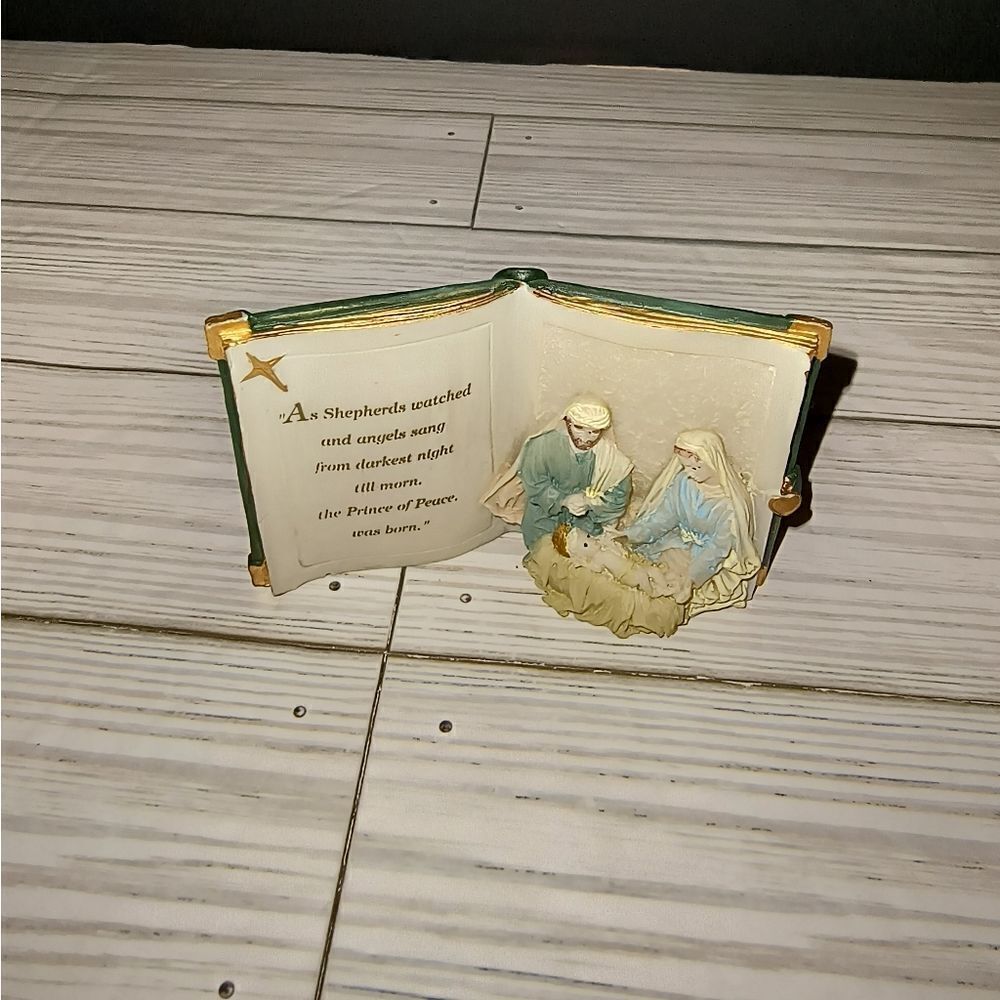 Vintage Magic Creations The Story Of Christmas Nativity Scene Holiday Decor 1998